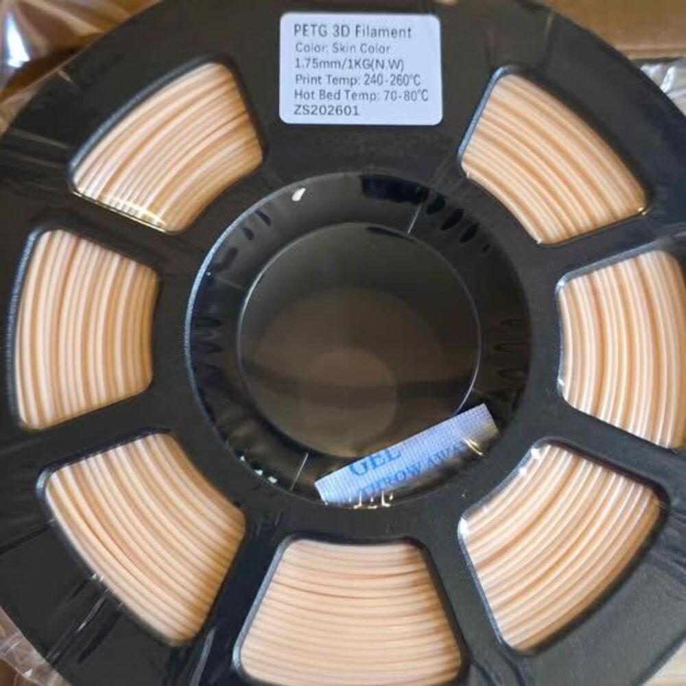 Skin color petg filament 1kg